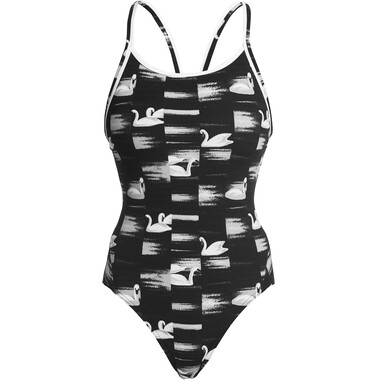 FUNKITA DIAMOND BACK BLACK SWAN Women's Swimsuit (One Piece) Black/White 2020 0